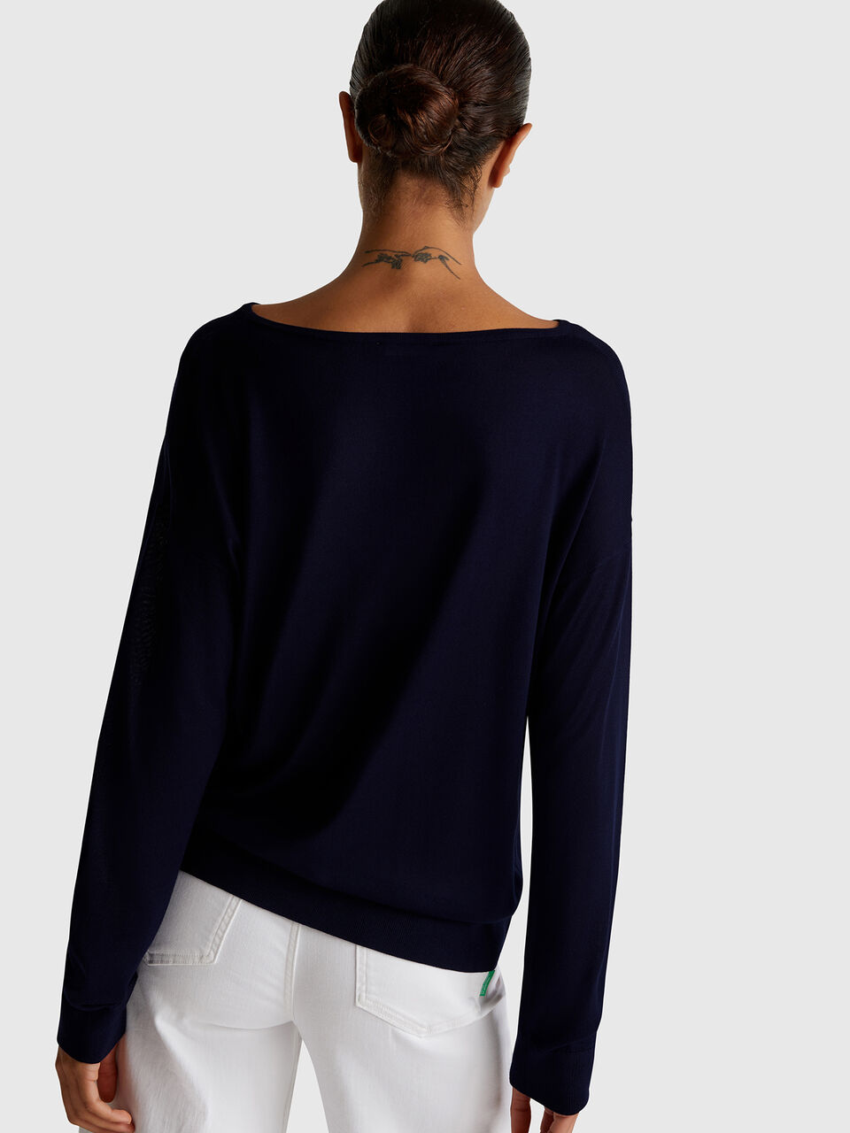 BOAT-NECK SWEAT.L/S Women image number null