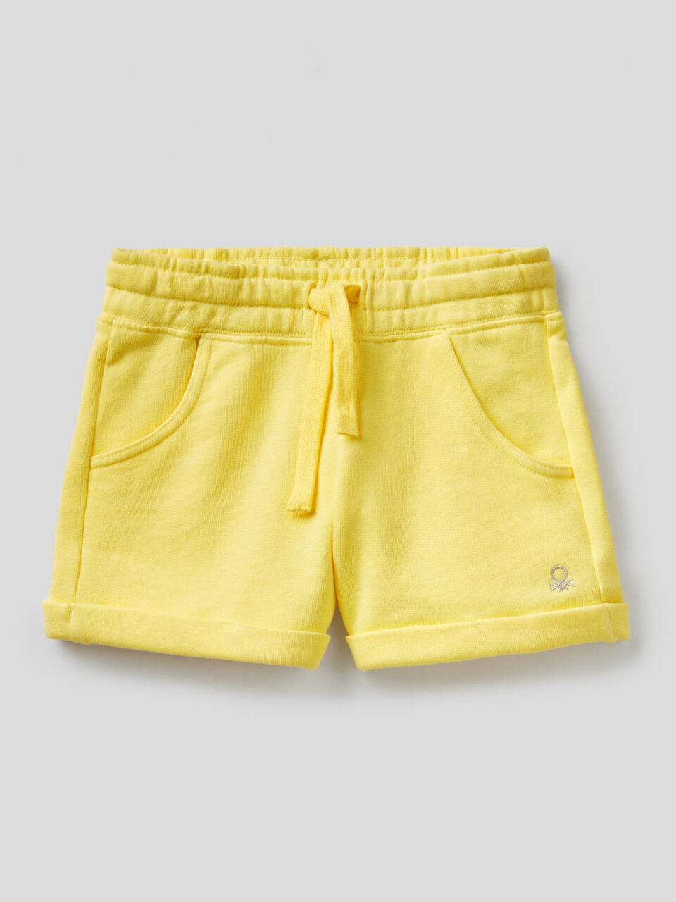 Sweat shorts in stretch cotton image number 1