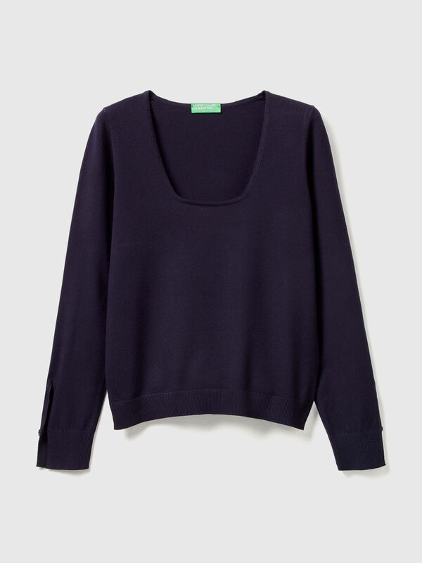 Square neck sweater Women
