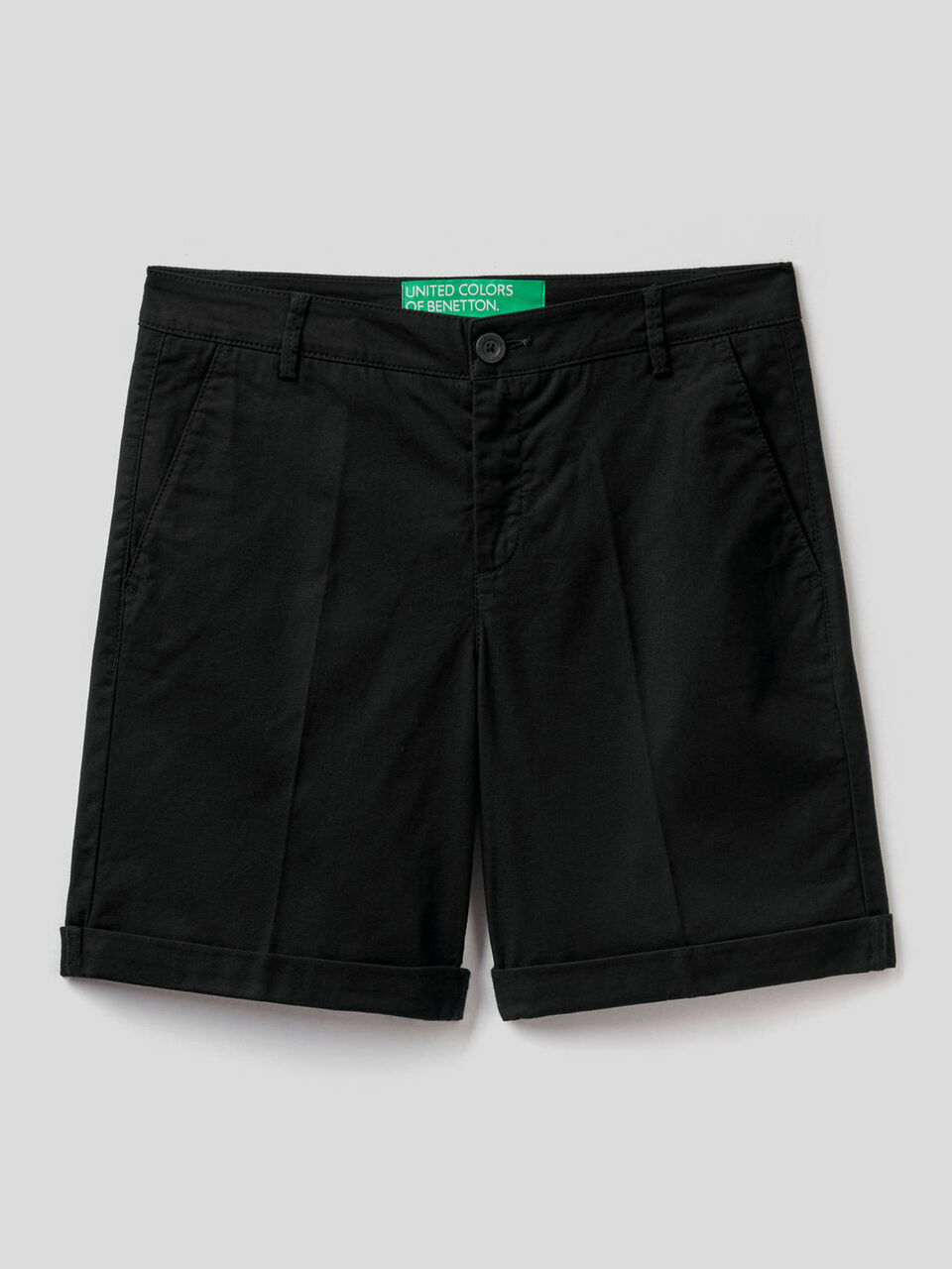 Bermudas in stretch cotton image number 1