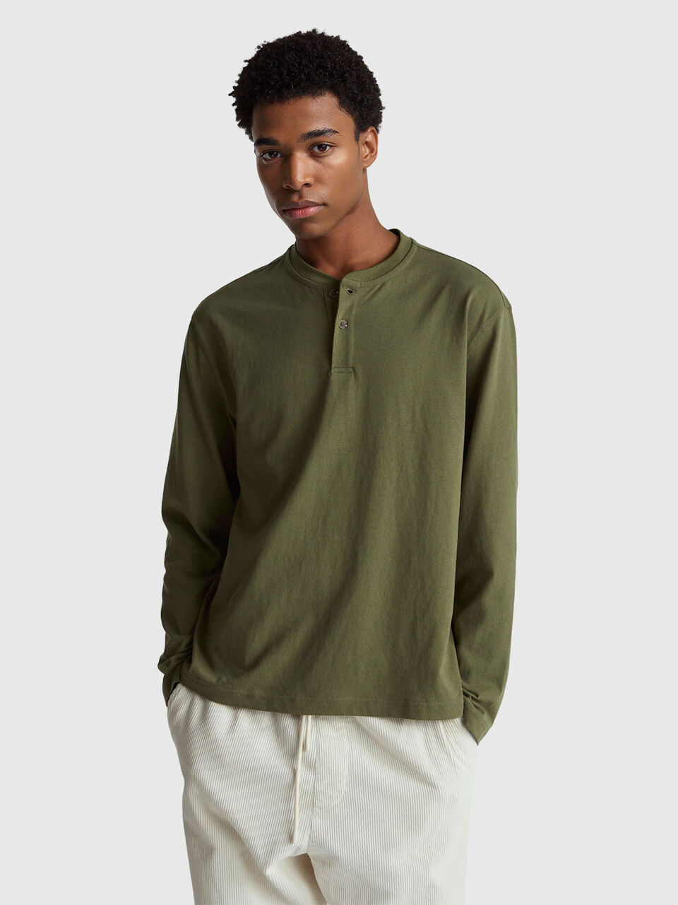 ROUND NECK SWEATL/S Men image number null