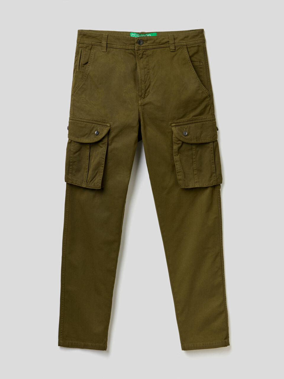 Cargo trousers in 100% cotton image number null