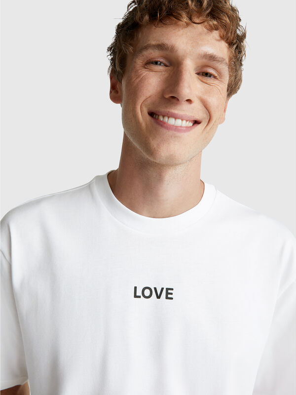 Oversized fit t-shirt with print Men