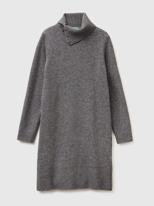 Midi dress in wool blend Women