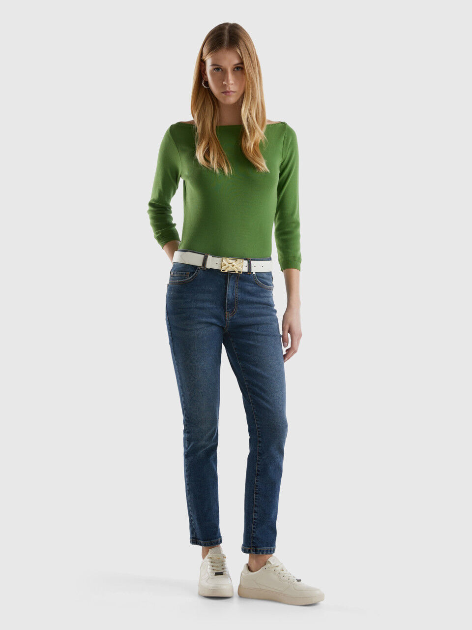 Benetton slim fit jeans hot sale