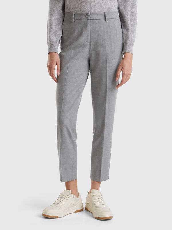 Trousers in fabric Trousers in fabric Women