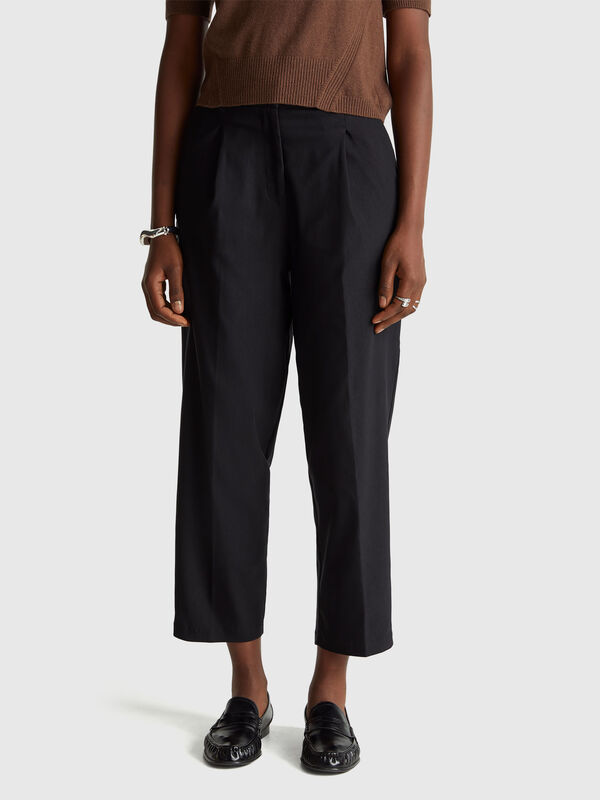 Trousers in viscose blend Women