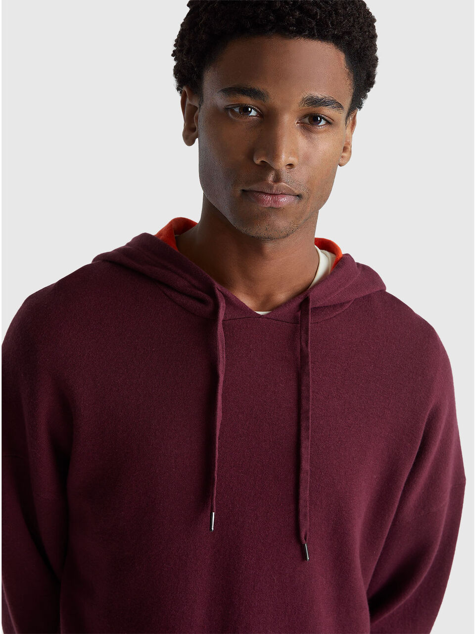 SWEATER W/HOOD Men image number null