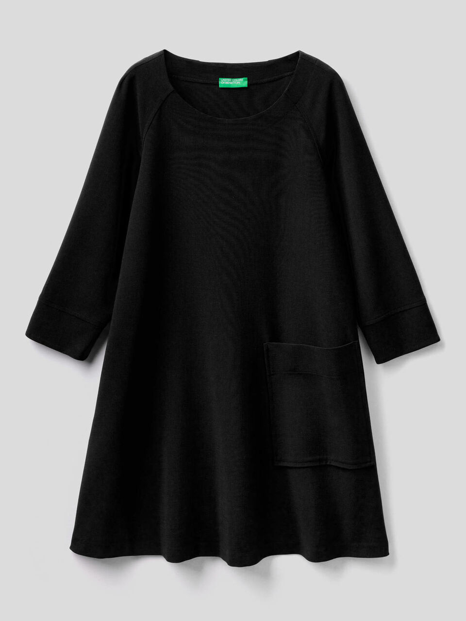 Flared dress with maxi pocket image number null