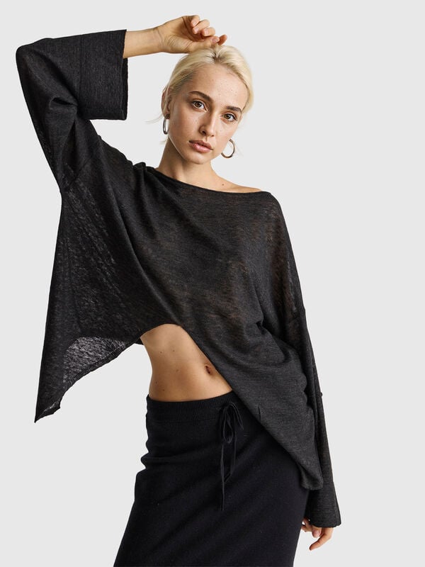 Light sweater with knot Women
