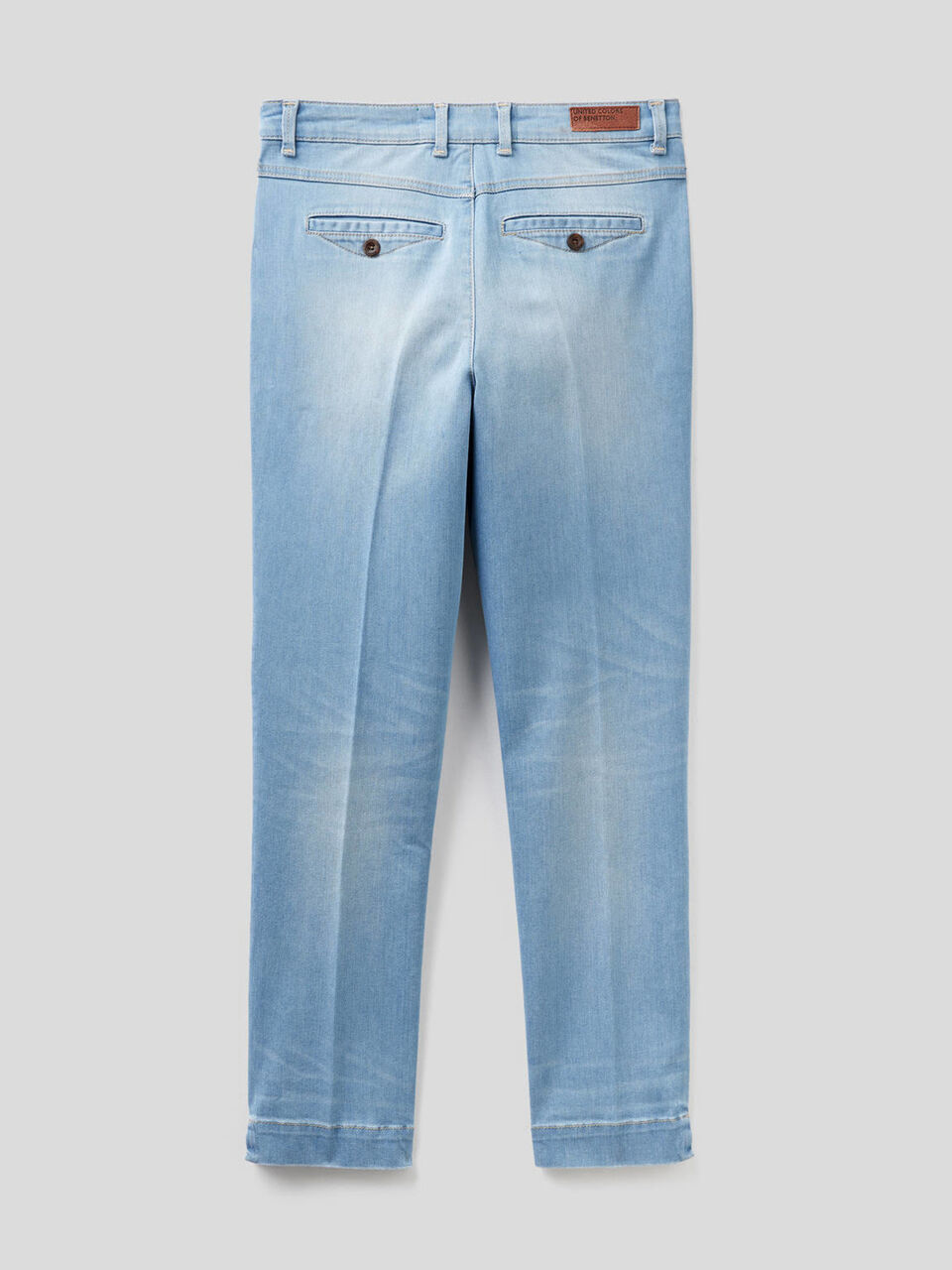 Slim fit denim chinos image number null
