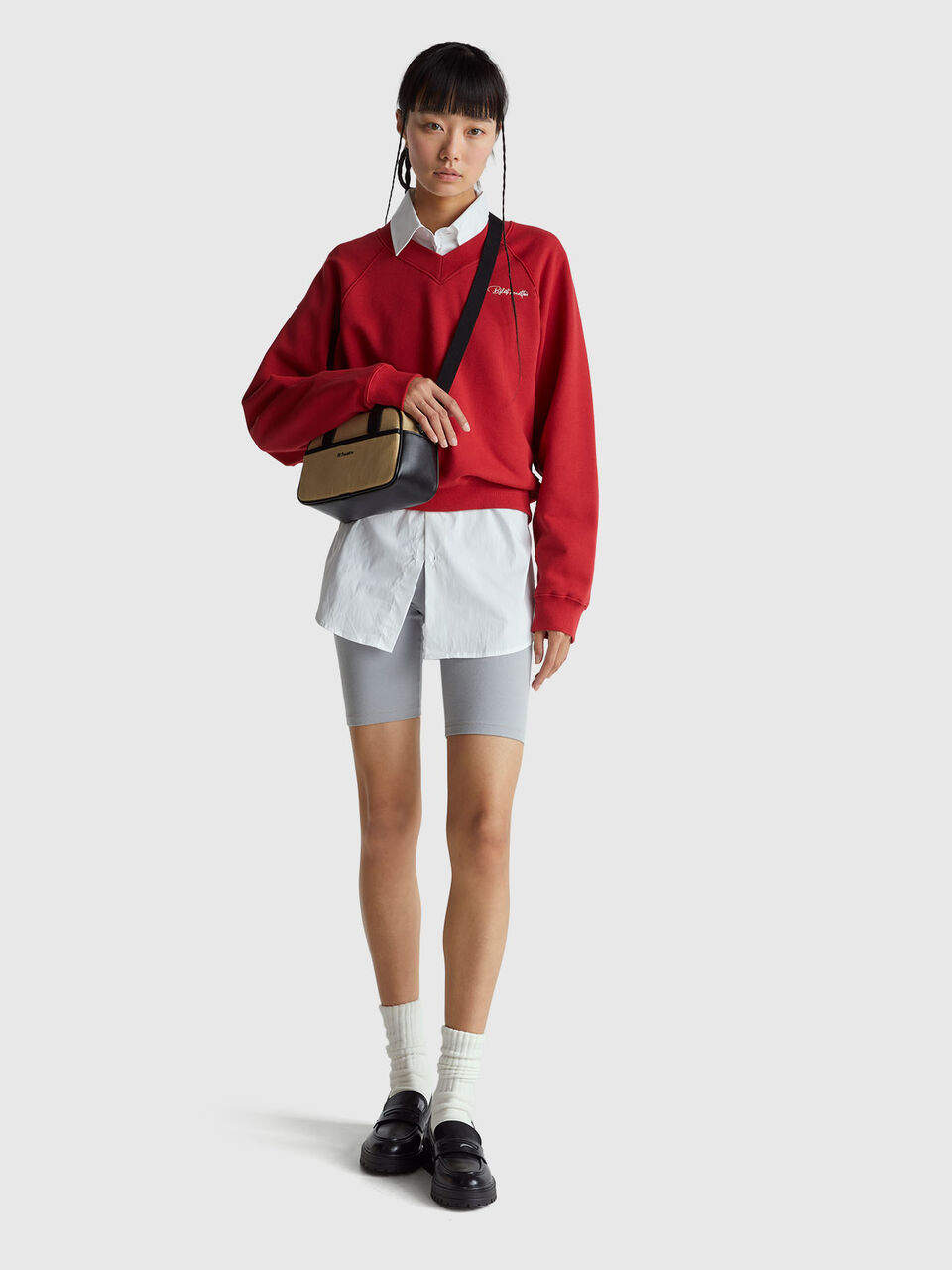 V NECK SWEATER L/S Women image number null