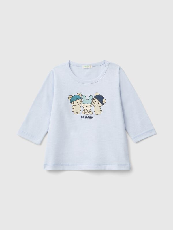 T-shirt in warm cotton New Born (0-18 months)