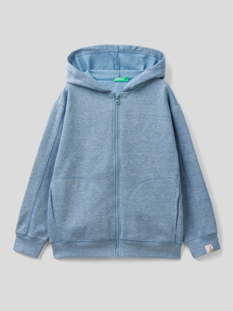 Hoodie in recycled fabric