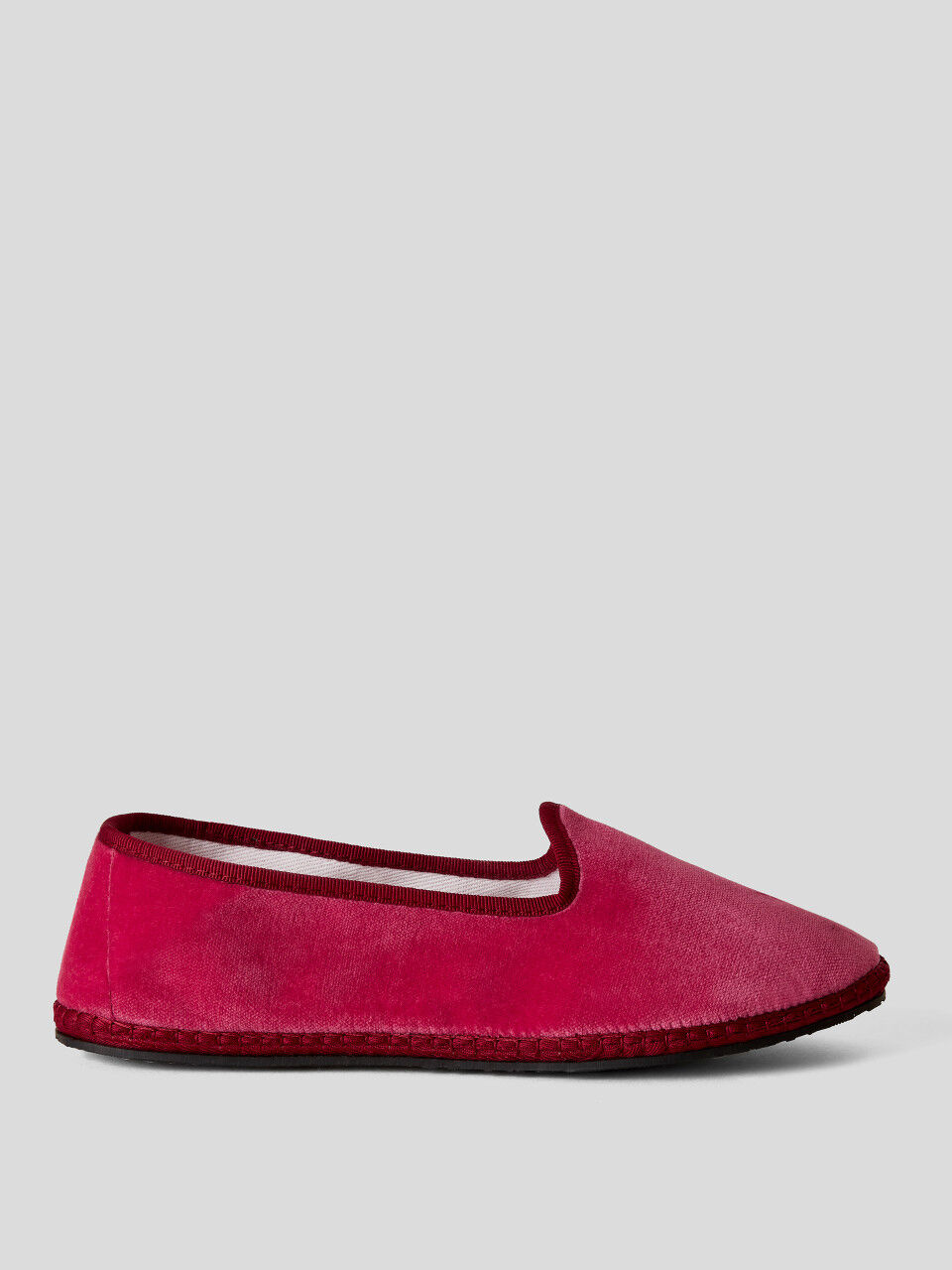 Cyclamen velvet Friulane slippers