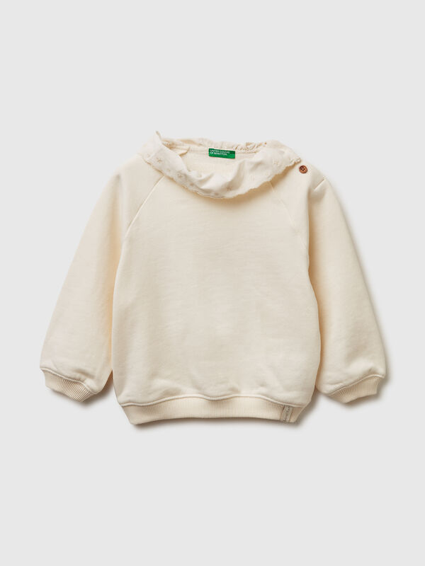 Sweatshirt with velvet collar Junior Girl