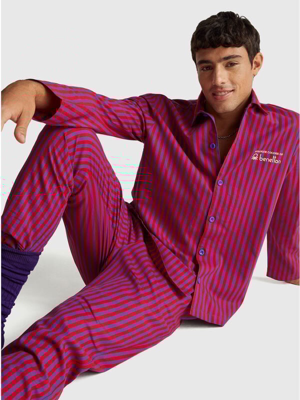 Stranger Things striped pyjamas Men