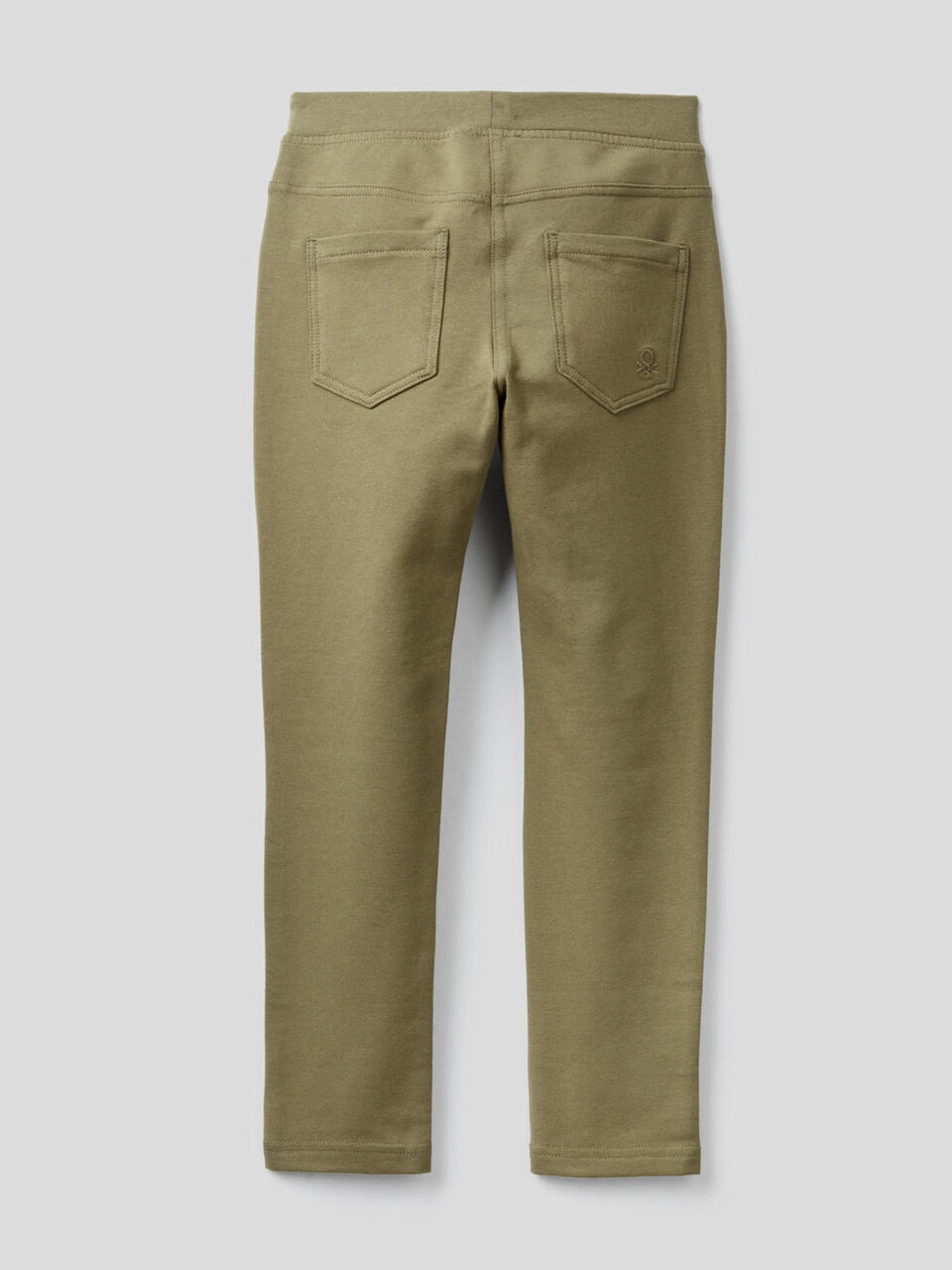 Stretch sweat fabric jeggings image number 2