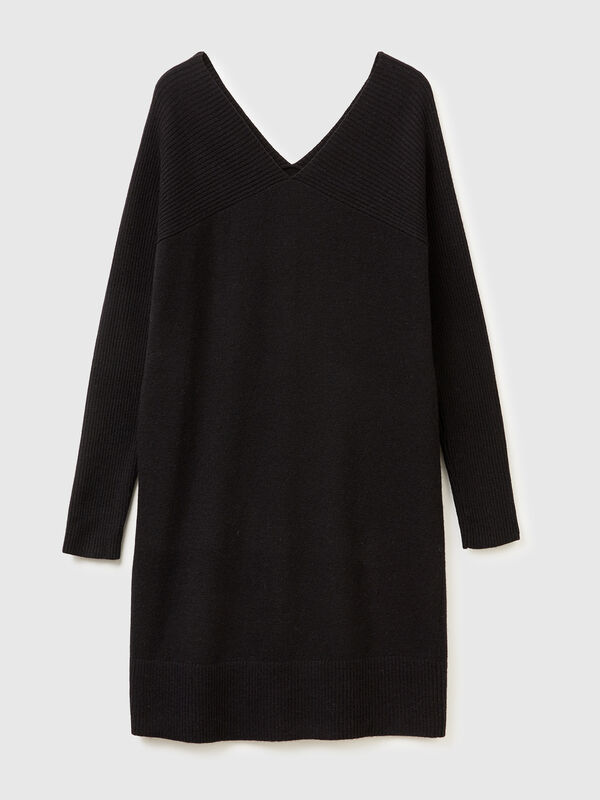 Midi dress in wool blend Women