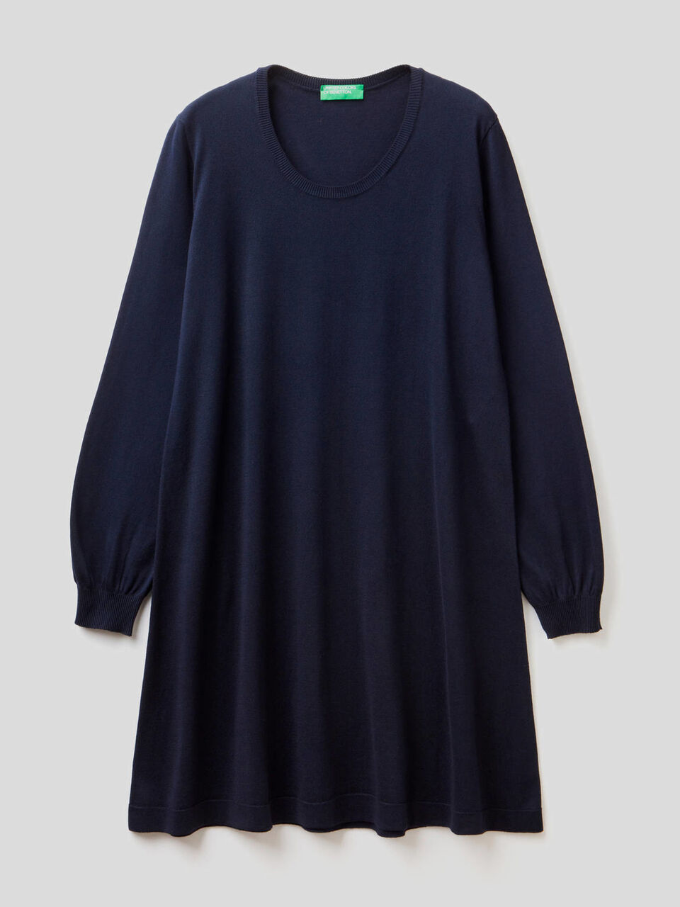 Long sleeve knit dress image number null