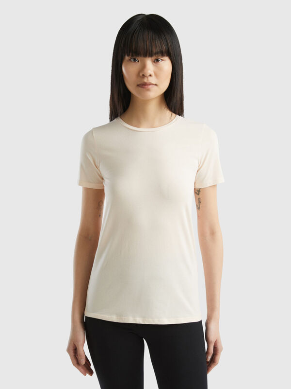 Super stretch organic cotton t-shirt Women