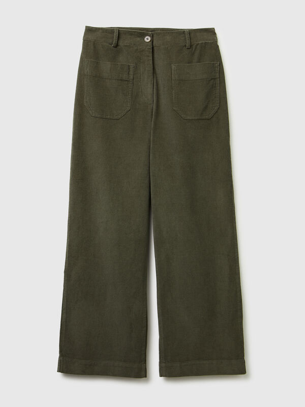 Straight corduroy trousers Straight corduroy trousers Women