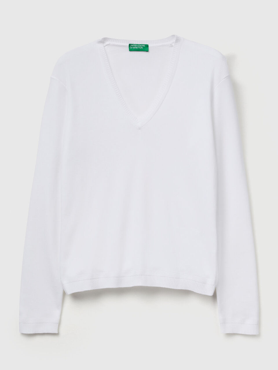 V NECK SWEATER L/S Women image number 1