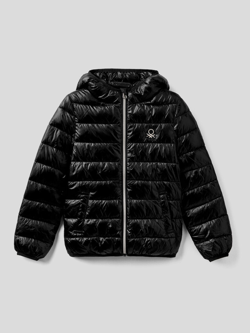 Puffer jacket with hood image number 1