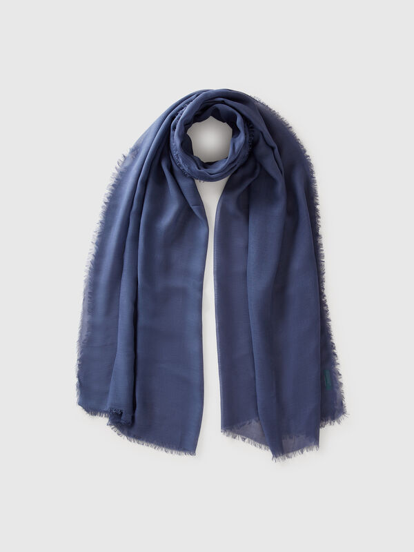 Scarf in silk and Modal Women