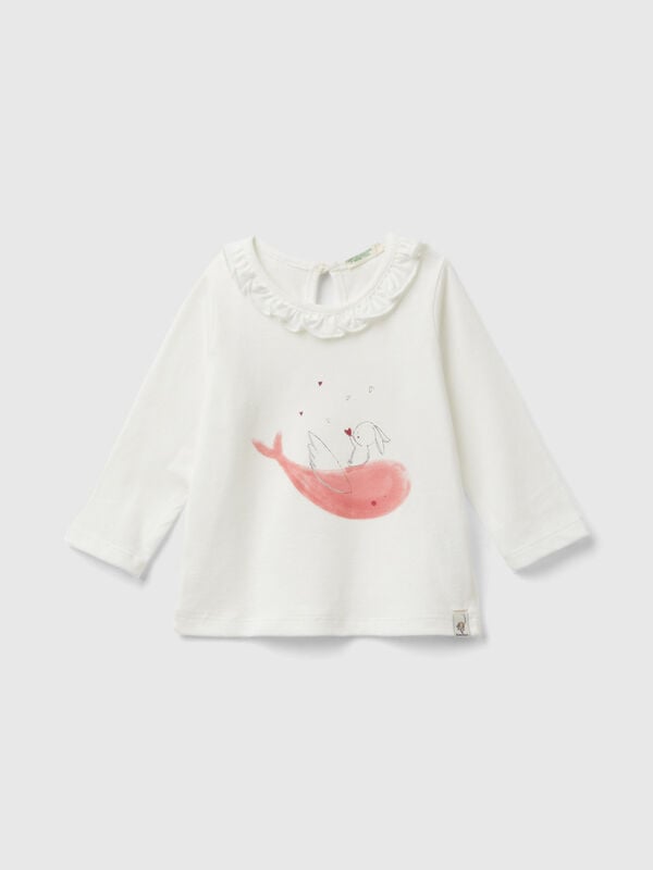 T-shirt with rouched collar New Born (0-18 months)