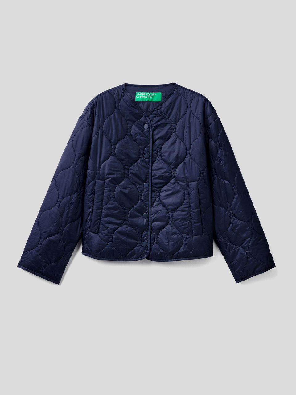 Short quilted jacket image number 1