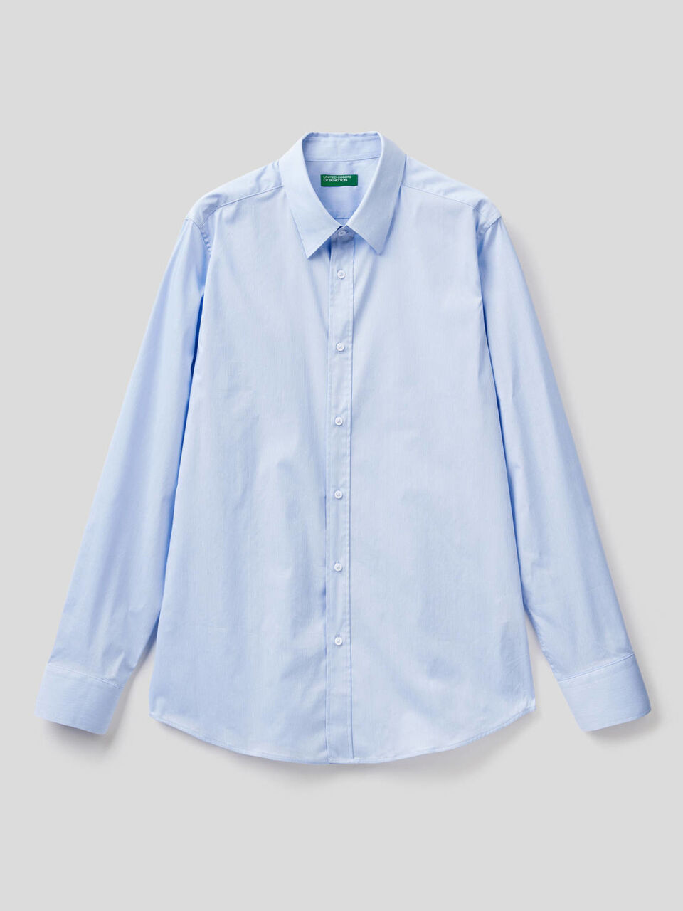 Shirt in stretch cotton image number 1