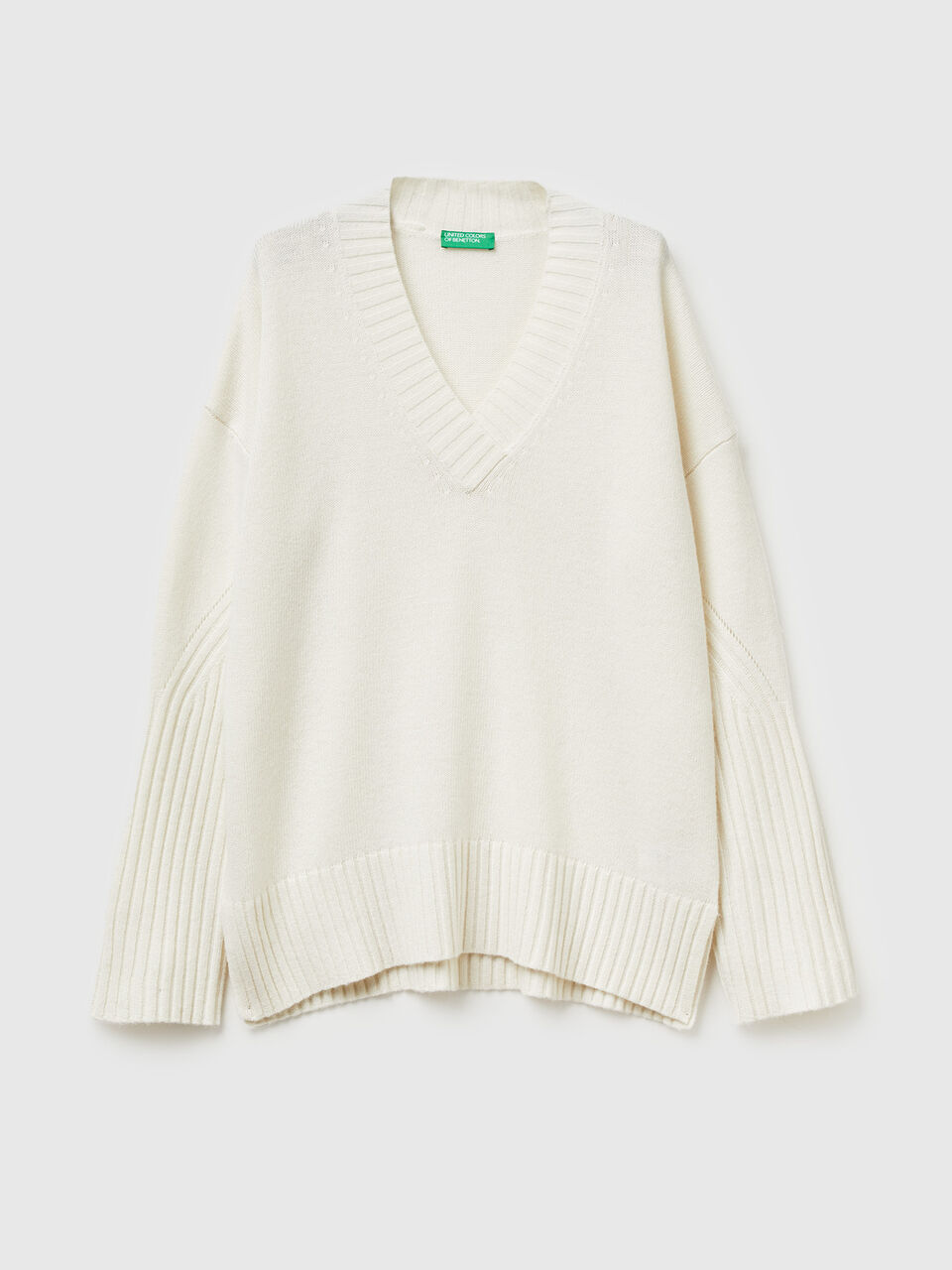 V NECK SWEATER L/S Women image number 1