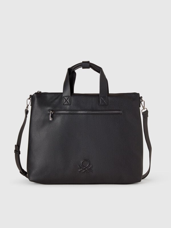 Messenger bag in imitation leather Men