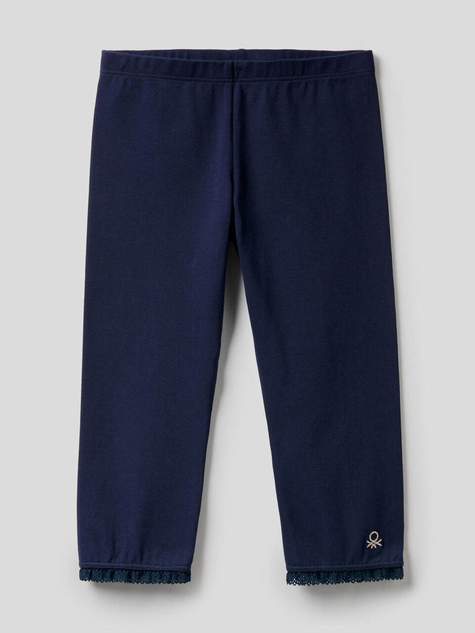 3/4 leggings in stretch cotton image number 1