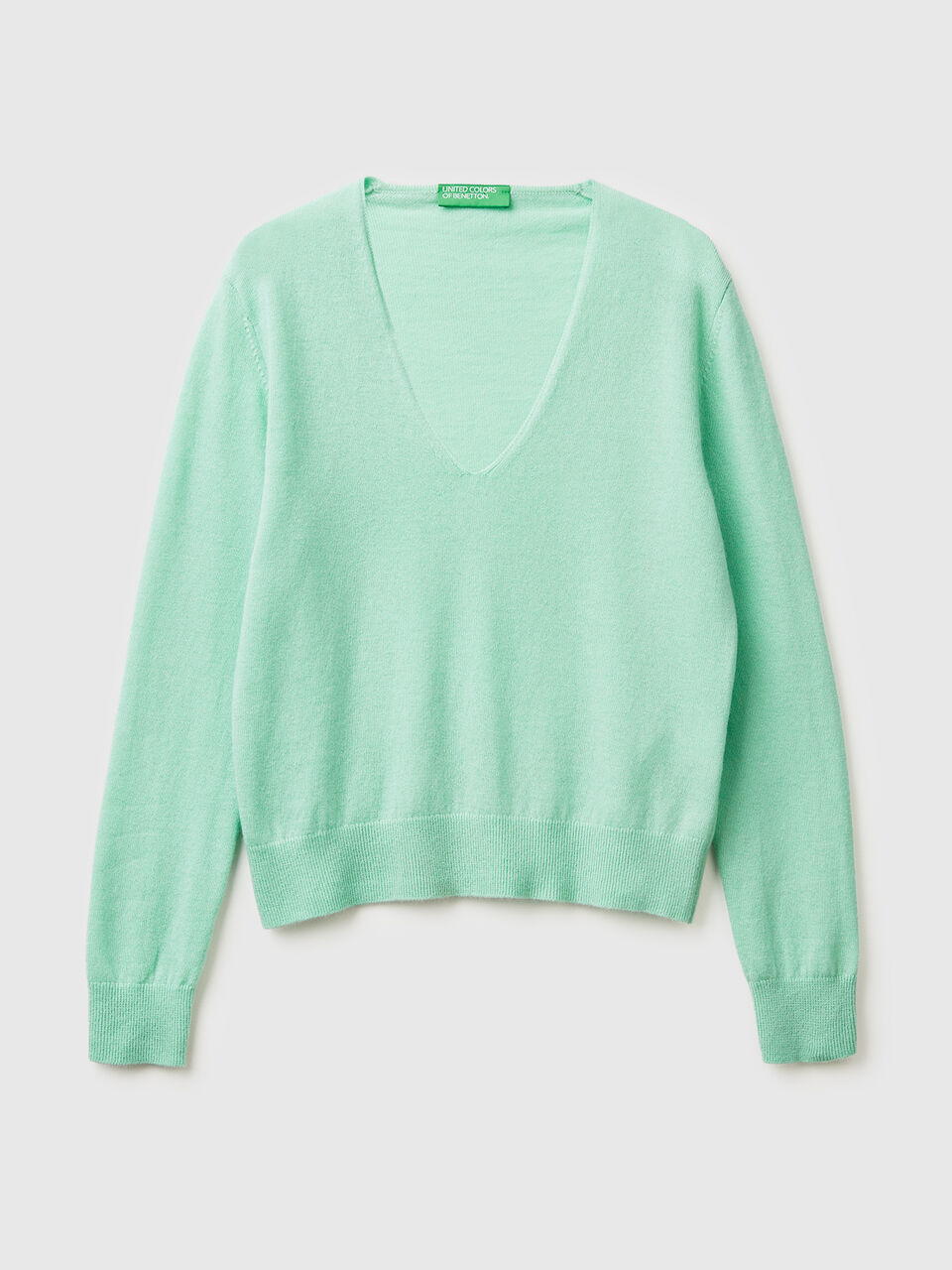 V NECK SWEATER L/S Women image number 1