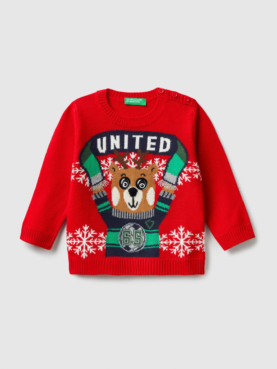 Sweater with inlay image number 1