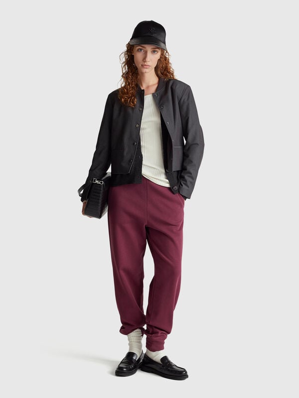 Stretch viscose blend jacket Women