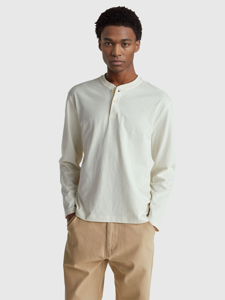 ROUND NECK SWEATL/S Men image number null