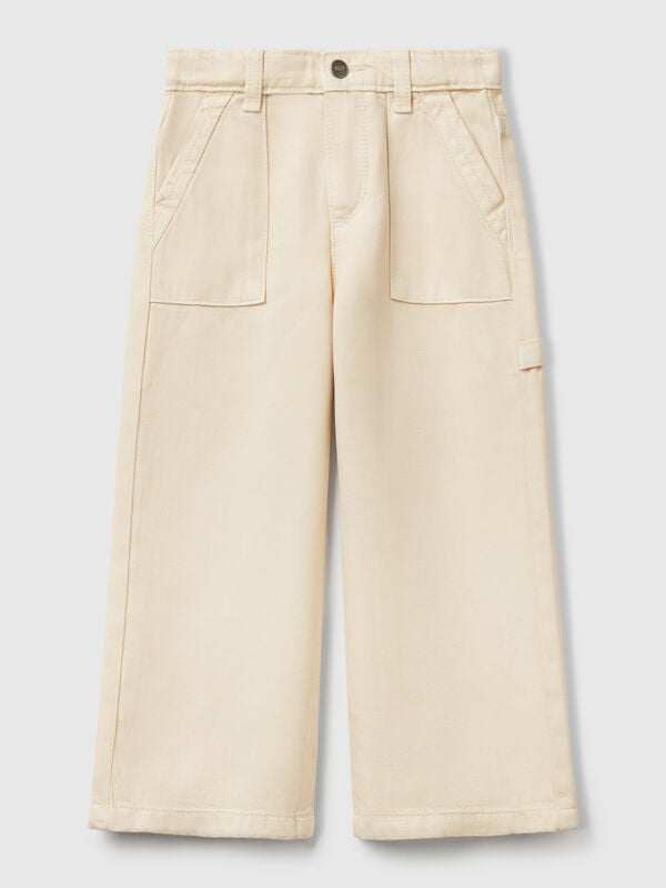 Flowy trousers with tapered leg Junior Girl