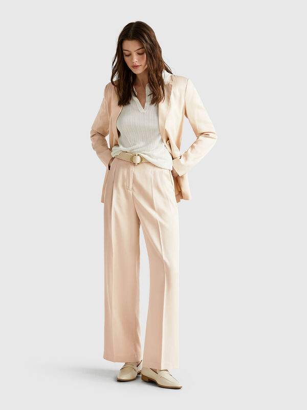Wide flowy trousers Women