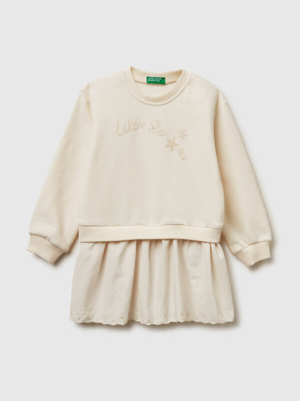 Dress in sweat and corduroy Junior Girl