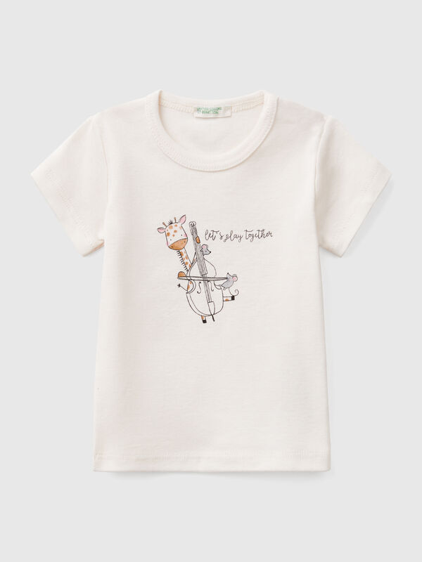 Short sleeve t-shirt in cotton New Born (0-18 months)
