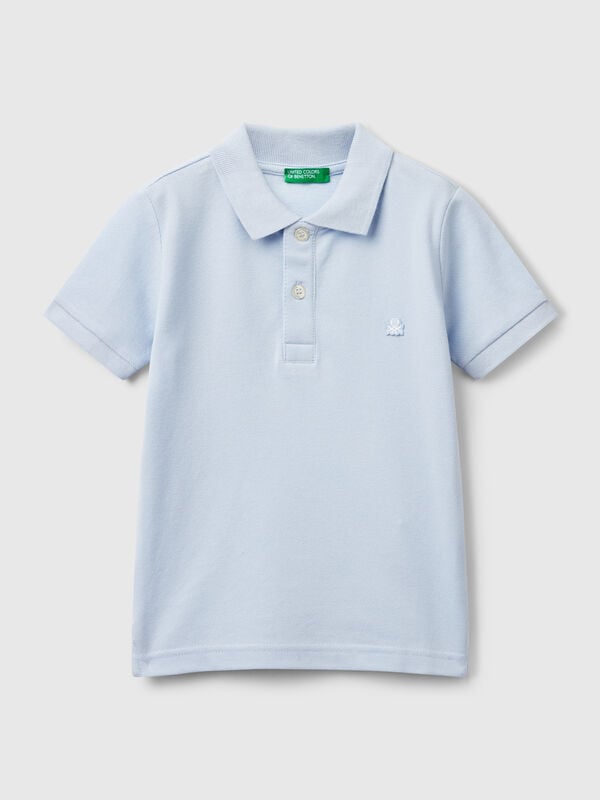 Short sleeve polo in pure cotton Junior Boy