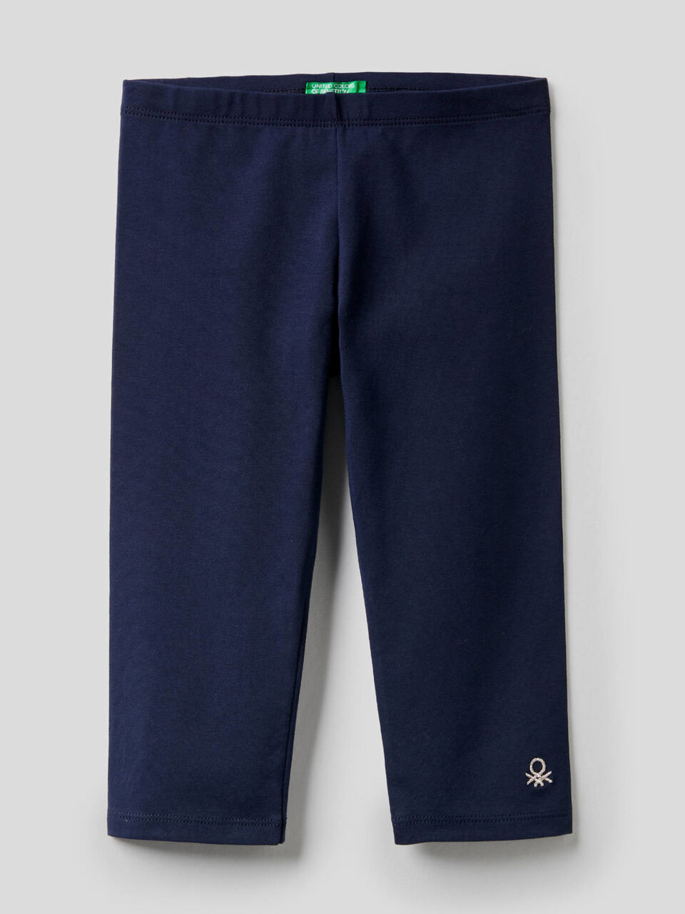 3/4 leggings in stretch cotton image number 1