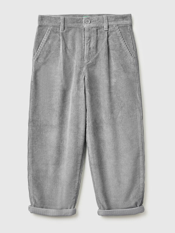 Balloon fit velvet trousers Junior Boy