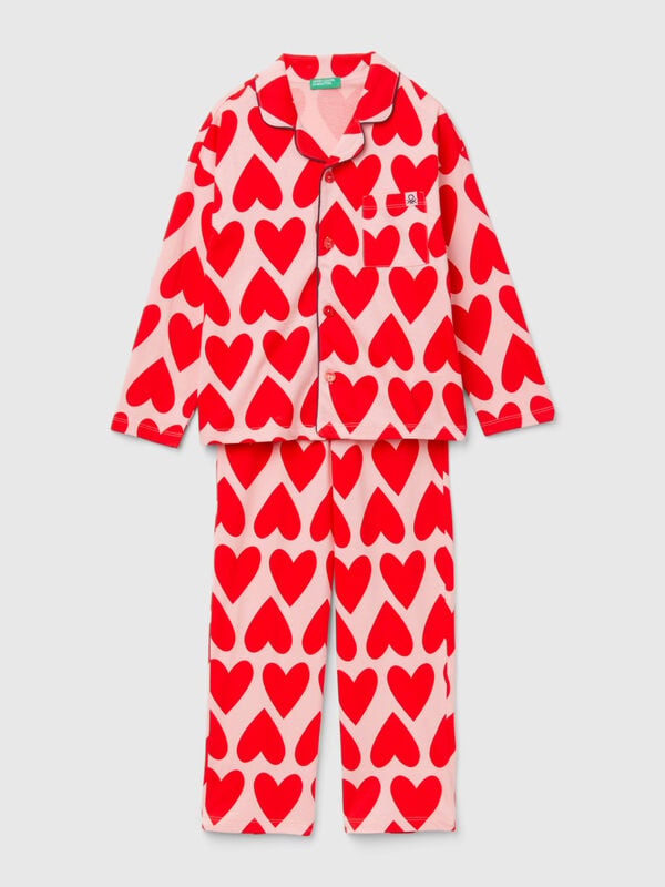 Pyjamas with heart print Junior Boy