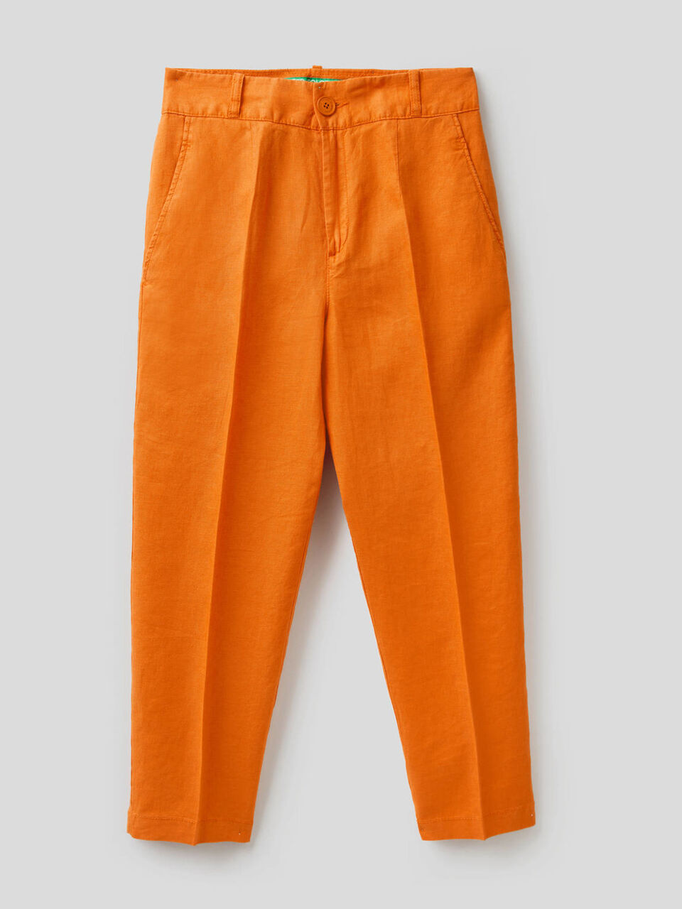 Pants in pure linen image number null