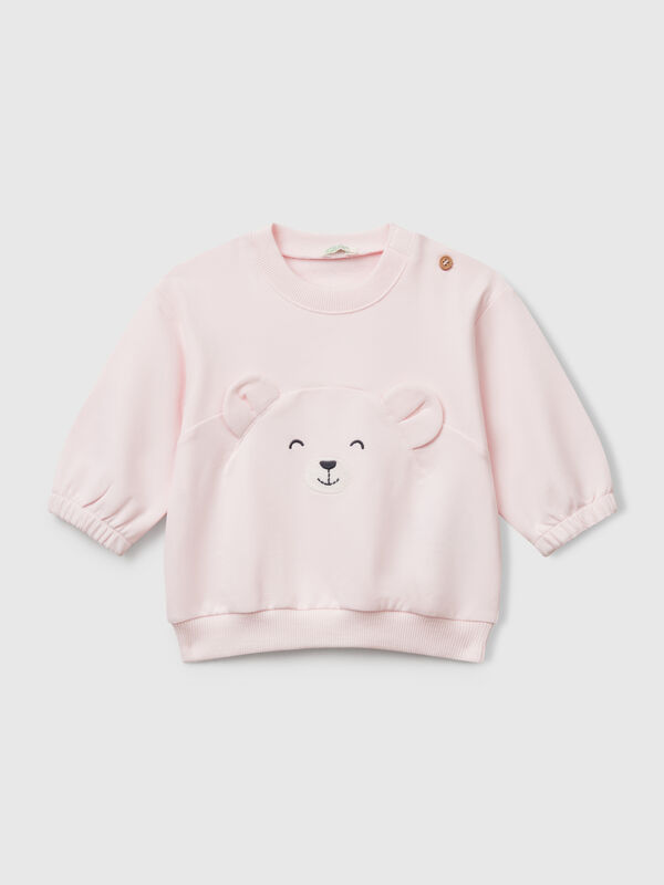 Sweatshirt with embroidery and patches New Born (0-18 months)