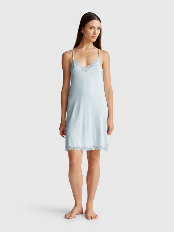 Nightshirt with lace details Women